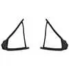 1995 Ford F150 Pickup Truck Vent Weatherstrip Window Seal Kit - Pair