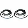 1995 Jeep Grand Cherokee Rear Door Weatherstrip Seal Kit - Pair