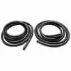 1997-1999 Ford F250 Light Duty Pickup Front Door Seal Weatherstrip on Body - Pair - Regular & Super Crew Cab - Driver and Passenger 