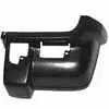 1997-1999 Jeep Cherokee Front Bumper End Cap, Flat Black - Right Side