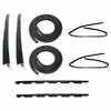 1997 Chevrolet Pickup Truck CK Sweep Belt & Glass Run Window Channel & Door Seal 8 Piece Kit 