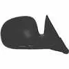 1997 Oldsmobile Bravada Manual Mirror Head, Folding, Non-Heated, Gloss Black Right Side