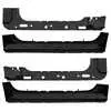 1998 Ford F150 Pickup Truck Rocker Panel Repair Kit without Pad Holes - Inner and Outer / Left and Right