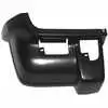 1999-1999 Jeep Cherokee Front Bumper End Cap, Flat Black - Left side