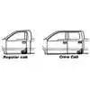 1999-2016 Ford F450 Pickup Standard & Crew Cab Lower front section of B or C Pillar