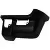 1999 Jeep Cherokee Front Bumper End Cap, Semi-Gloss Black - Right Side