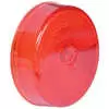 2-1/2" Round Red Sealed Marker Light with Reflector Lens