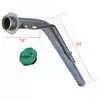 2" Custom Fuel Filler Neck w/ Cap - Diesel