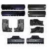2000-2016 Ford F650 Pickup Crew Cab Front and Rear Door Rocker Panel Kit with Cab Corners & Door Pillars