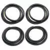 2001-2004 Toyota Tacoma Double Cab Door Seal On Body Kit - Front & Rear - 4 Pieces - Driver and Passenger Side