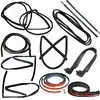 2002 Jeep Wrangler Weatherstrip Kit: Driver Side, Passenger Side & Windshield Seal