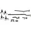2003 Ford F250 Pickup Super Duty 10 Piece Upper and Lower Ball Joint Drag Link Tie Rod End Kit