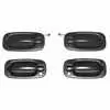 2004 GMC Pickup Sierra Black Outer Front and Rear Door Handle Kit