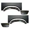 2007 Dodge Ram 1500 Pickup Truck Standard Cab/Quad Cab Wheel Arch & Outer Wheelhouse & Bed Lower Rear Section Kit 6' Bed
