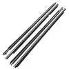 2008 Toyota Corolla 4 Door Outer Belt Weatherstrip Kit, Front & Rear, 4 Pcs. Chrome Black Exterior, 4 Door Sedan