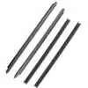 2009 Jeep Wrangler Front Inner & Outer Felt Window Sweep Belt Weatherstrip 4 pc Kit