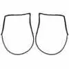 2010 Jeep Wrangler JK Front Door Weatherstrip Seal Kit - Pair