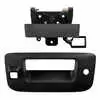 2011 GMC Pickup Sierra 2500/3500 HD Tailgate Handle & Bezel Kit Black, w/ Key & Camera Hole