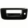 2011 GMC Pickup Sierra 2500/3500 HD Tailgate Handle Bezel, Smooth Black, with Key Hole, without Camera Hole 0864-415