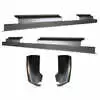 2011 GMC Pickup Sierra Crew Cab Slip-on Rocker Panel & Cab Corner Kit 