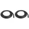 2019 Dodge Ram 1500 Pickup Truck Crew Cab Rear Door Seal on Body, Kit - 2Pcs