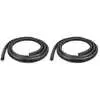 2019 Dodge Ram 1500 Pickup Truck Quad Cab Rear Door Seal on Body Kit - 2 Pcs