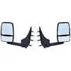 2020 Deluxe Manual Mirror Assembly for 86" Body, Black - Pair