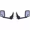 2020 Standard Black Heated Remote Mirror Assembly for 102&quot; Body - Black - Pair - Fits 03-on Ford E-Series - Velvac 715425