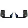 2020 Standard Manual Mirror Assembly for 86" Body - Black - Pair - Velvac