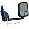 2020 Standard Remote Mirror Assembly for 102" Body - Passenger side - Black - Right Side Velvac 714574