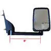 2020 Standard Remote Mirror Assembly for 86" Body, Black - Passenger/Right Side - Fits Chevrolet G3500 Express & GMC Savana Vans
