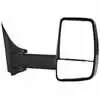 2020XG Deluxe Manual Mirror Assembly for 96" Body Width - Passenger side - Black - Right - Velvac 715912