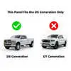 2024-2024 Dodge Ram 1500 Classic Crew Cab Rocker Panel with 41.5" rear doors - Left side