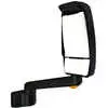 2030 Euromax System Head, Camera, Black, 17" Lighted Arm with 11" Radius Base, Right Side - Heated Glass