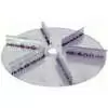 20&quot; Universal CW Stainless Steel Spinner Disk with 4-Bolt Hole Pattern for Hub
