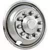 22.5" Stainless Steel Deep Dish Wheel Simulator Set - fits International and Freightliner Phoenix NH252