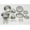 22.5&quot; Stainless Steel Deep Dish Wheel Simulator Set - fits International and Freightliner