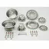 22.5&quot; Stainless Steel Deep Dish Wheel Simulator Set - fits International and Freightliner Phoenix NH252