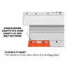 23" x 6" x 3/4" Winter Xtendor Universal Wear Guard, Cast Steel, Winter Carbide