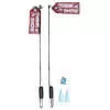 26" Red Blade Guide Kit Includes Mounting Hardware (Pair) with Flags - Replaces Western 1308210