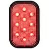 3 X 5 rectangular red with clear lens stop, turn, tail (STT) lamp