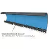 3' x 6" x 3/4" Sabre HD Carbide Highway Punch Cutting Edge with Welded Hardox Cover Blade