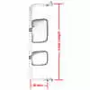 30" Left White Mirror Assembly without Presets - Driver side - Velvac 712633