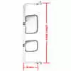 30" Right White Mirror Assembly without Presets - Passenger side - Velvac 712634