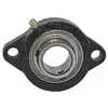 3/4&quot; Shaft Diameter Eccentric Locking Collar Style Flange Bearing - 2 Bolt Holes - Universal