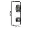 35" Stainless Steel Assembly with presets - Pair Velvac 713742