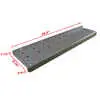 36.5" x 9.75" Steel Step, Argent Silver - Fits Freightliner