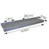 36.5" x 8" Steel Step Argent Silver - Fit Freightliner M2 Business Class