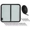 Sliding Window kit with sealant tape and rivets 29-1/4"H x 32"W - Left Side