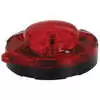3&quot; LED Round Red Battery Operated Flasher